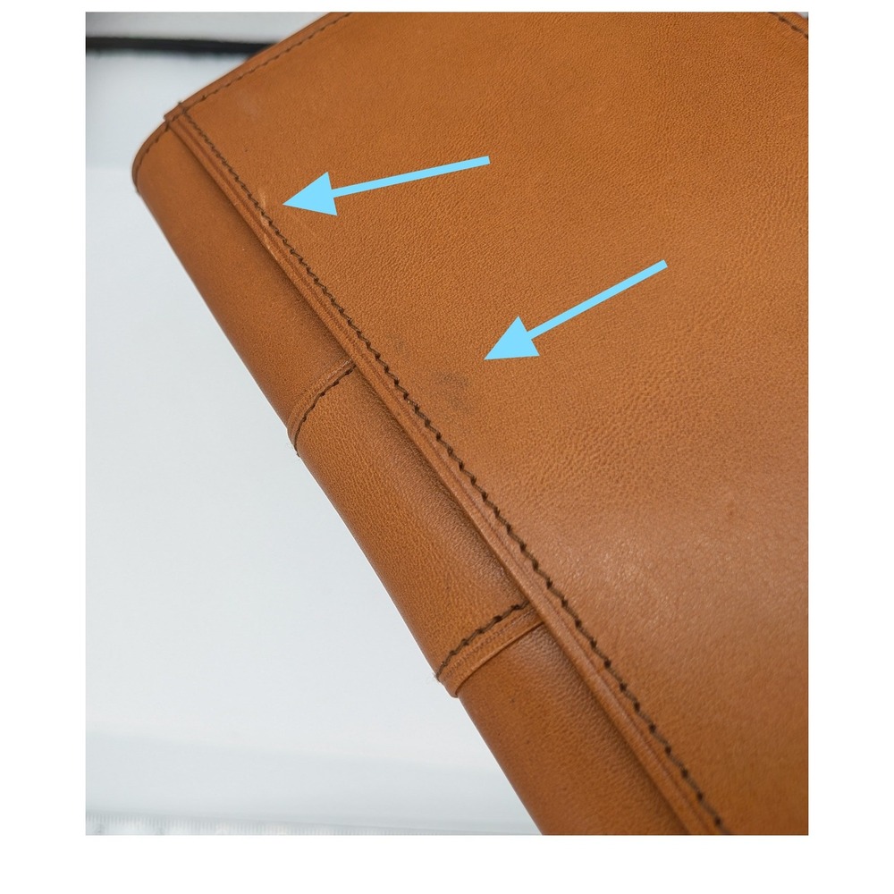Avancorpi Puccini Attilio Wallet Tan Italian Leather Long Continental Cognac EUC - Picture 7 of 12